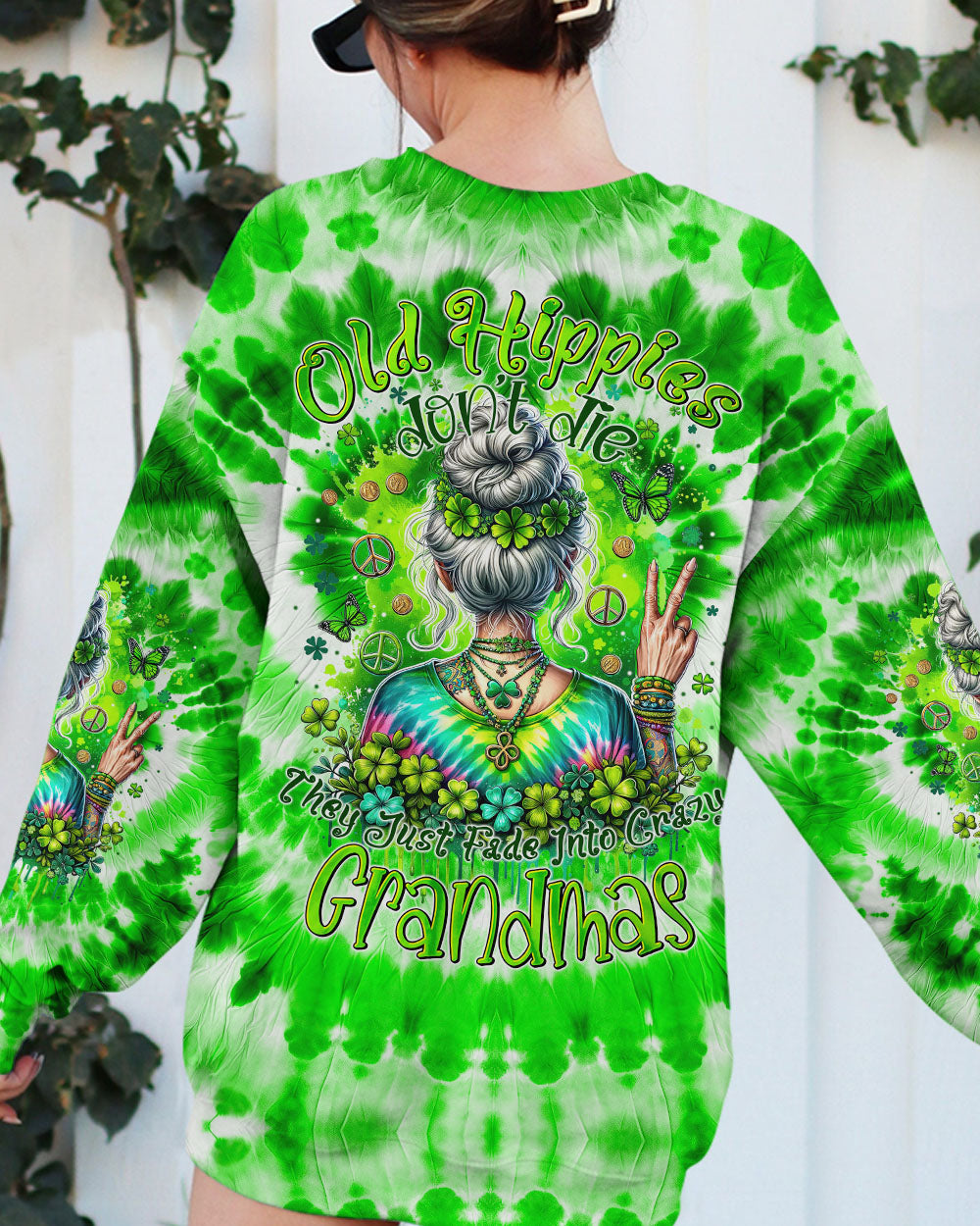 OLD HIPPIES TIE DYE PATRICK'S DAY ALL OVER PRINT - TYTM1101241
