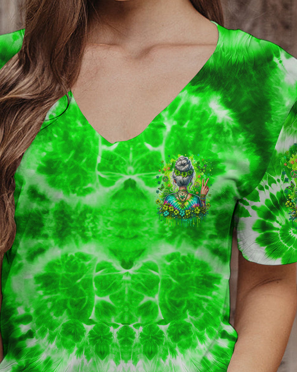 OLD HIPPIES TIE DYE PATRICK'S DAY ALL OVER PRINT - TYTM1101241