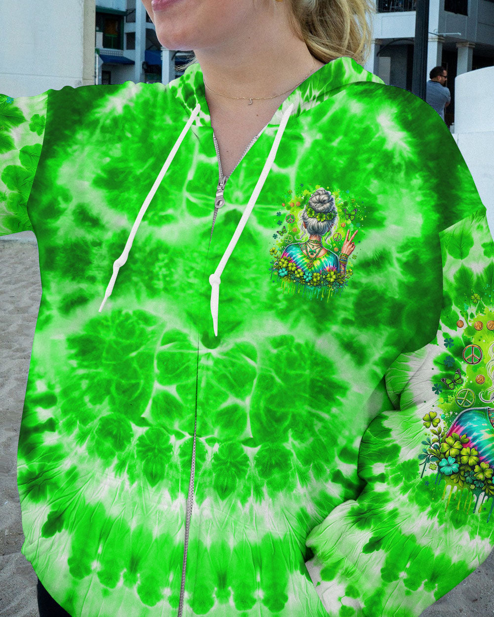 OLD HIPPIES TIE DYE PATRICK'S DAY ALL OVER PRINT - TYTM1101241