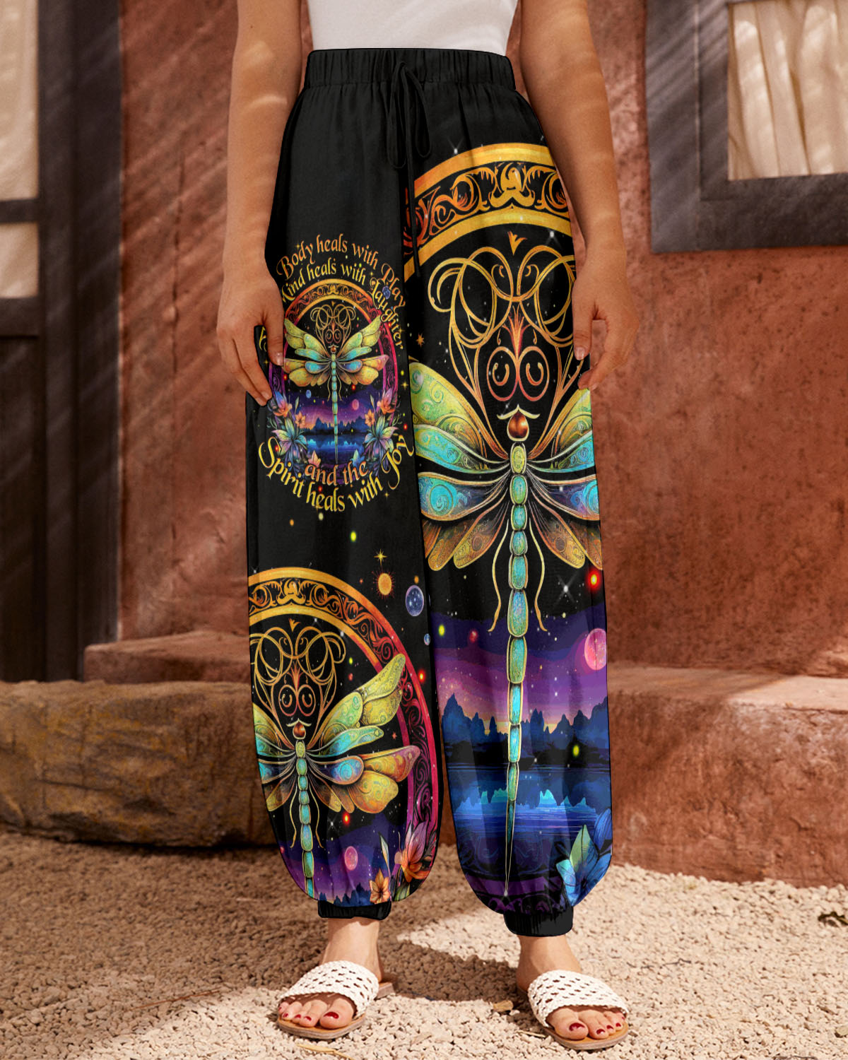 SPIRIT HEALS WITH JOY DRAGONFLY ALL OVER PRINT - TYTM1107231