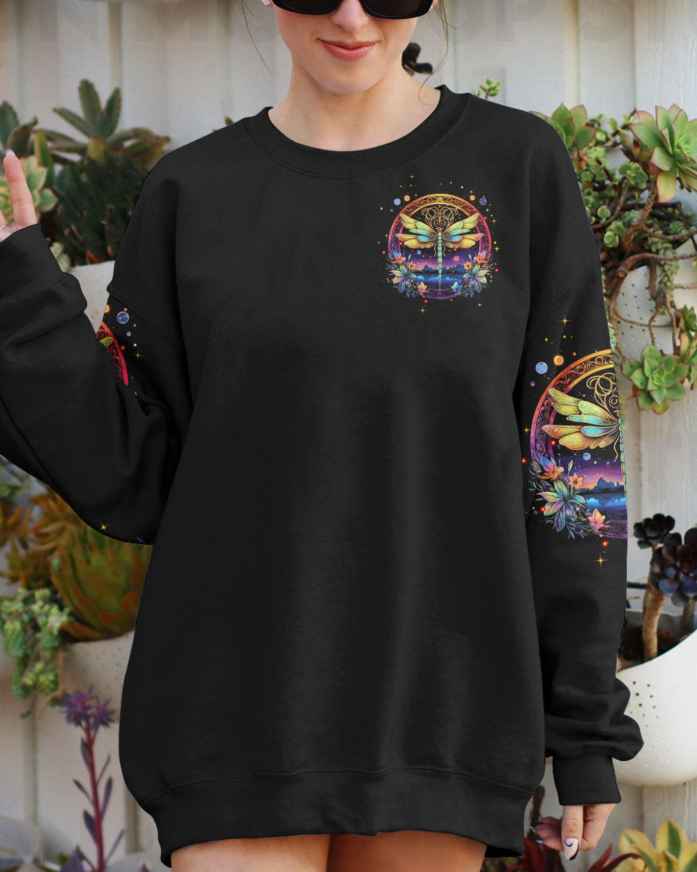 SPIRIT HEALS WITH JOY DRAGONFLY ALL OVER PRINT - TYTM1107231