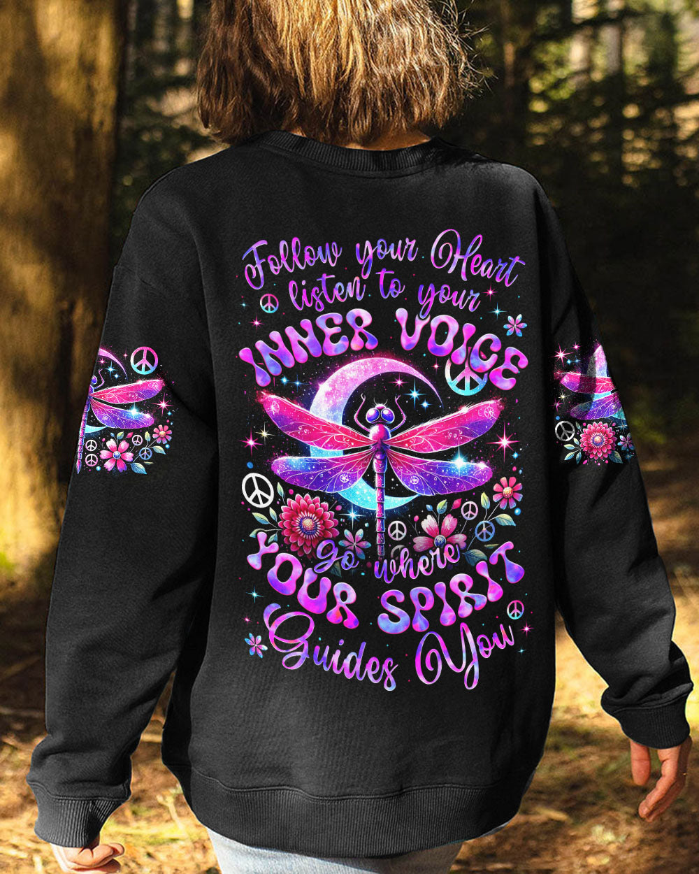FOLLOW YOUR HEART DRAGONGLY ALL OVER PRINT - TYTM1107242