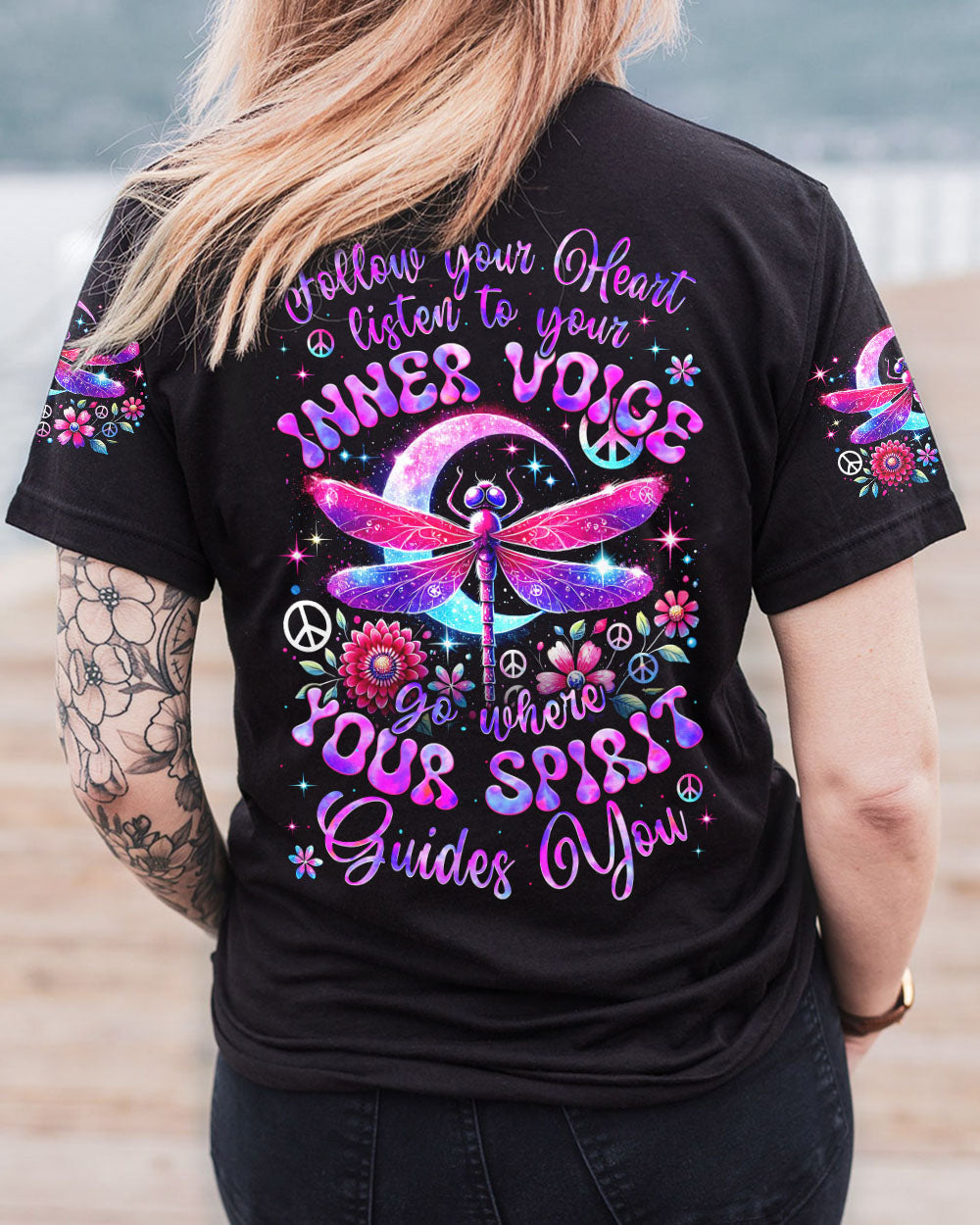 FOLLOW YOUR HEART DRAGONGLY ALL OVER PRINT - TYTM1107242