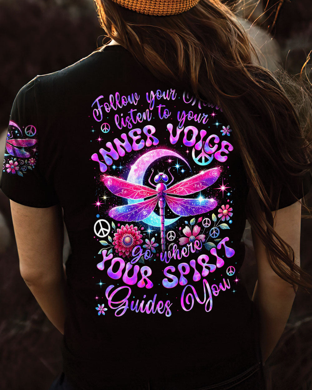 FOLLOW YOUR HEART DRAGONGLY ALL OVER PRINT - TYTM1107242