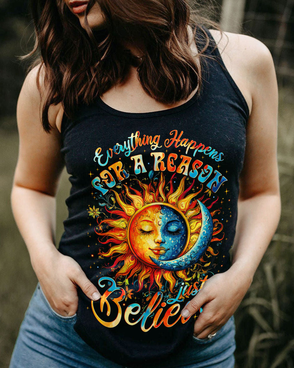 JUST BELIEVE SUN AND MOON ALL OVER PRINT - TYTM1112241