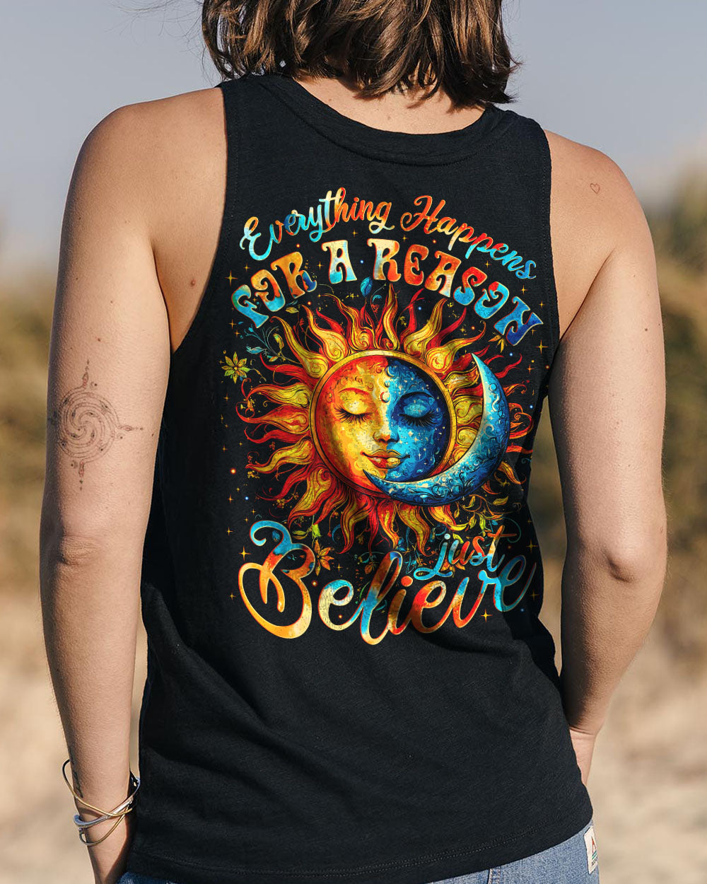 JUST BELIEVE SUN AND MOON ALL OVER PRINT - TYTM1112241