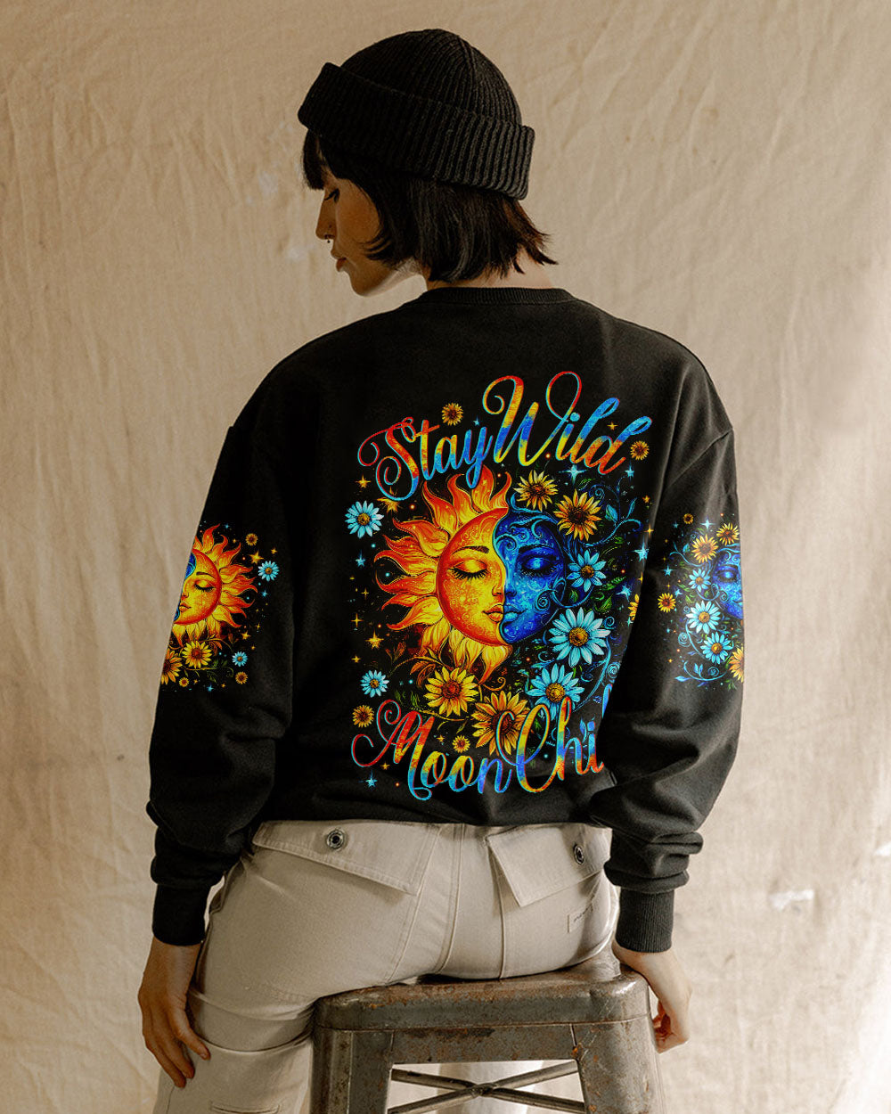 STAY WILD MOON CHILD SUN AND MOON ALL OVER PRINT - TYTM1112242