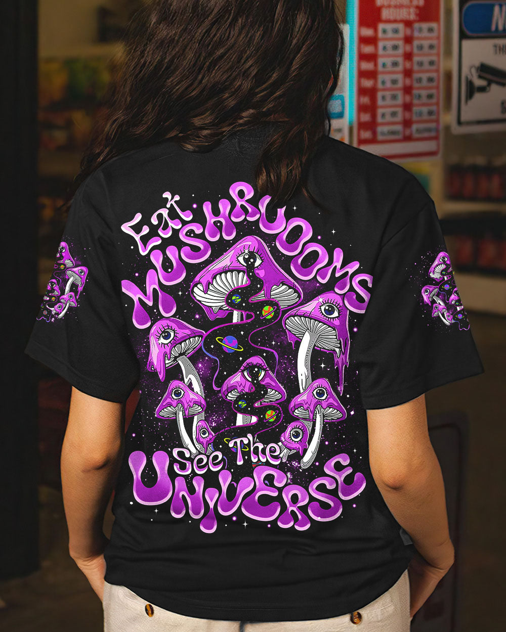 EAT MUSHROOMS SEE THE UNIVERSE ALL OVER PRINT - TYTM1207244