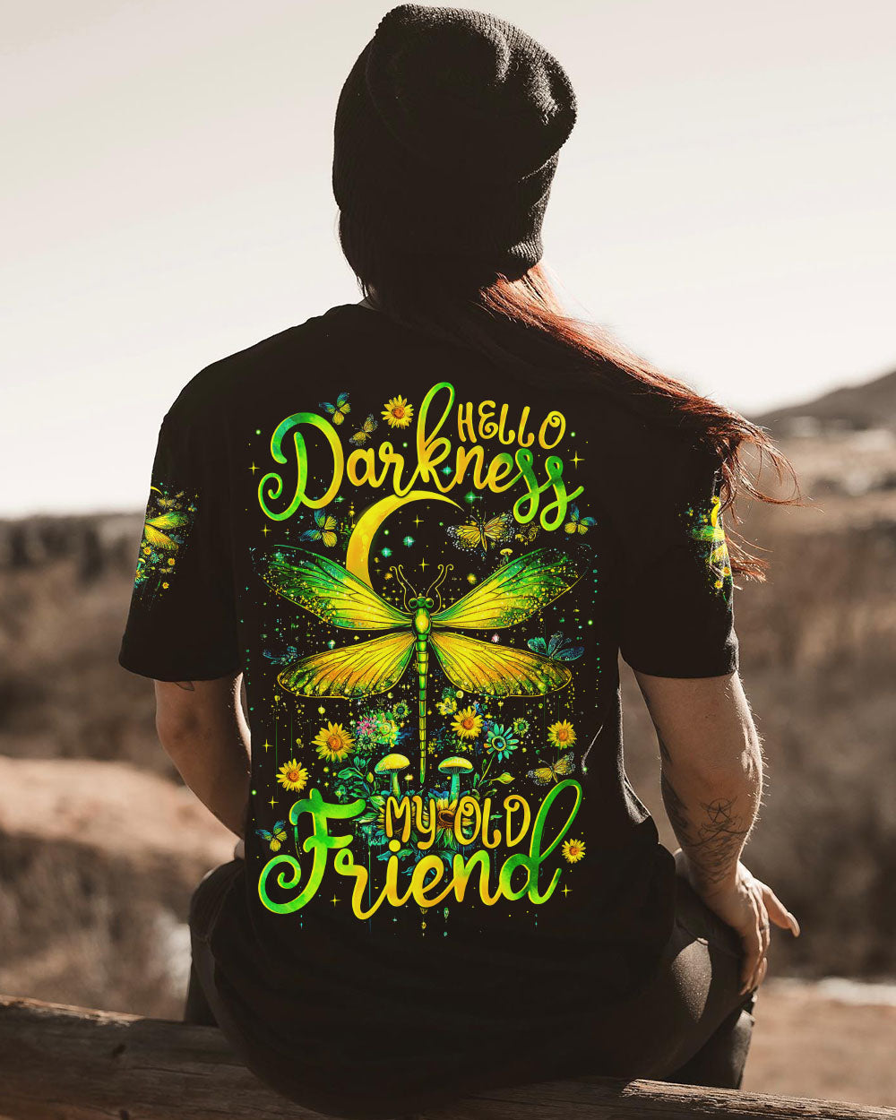 HELLO DARKNESS MY OLD FRIEND DRAGONFLY ALL OVER PRINT - TYTM1212241
