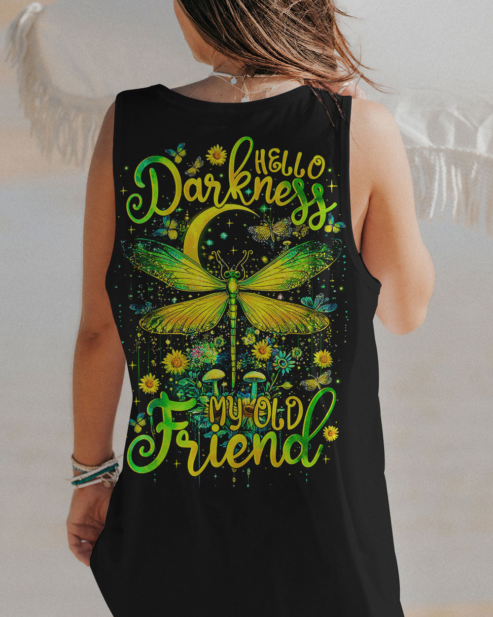 HELLO DARKNESS MY OLD FRIEND DRAGONFLY ALL OVER PRINT - TYTM1212241