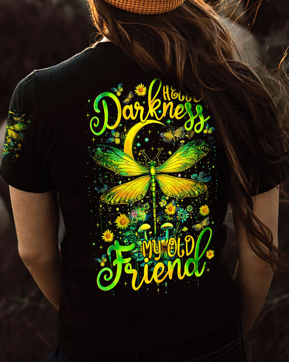 HELLO DARKNESS MY OLD FRIEND DRAGONFLY ALL OVER PRINT - TYTM1212241