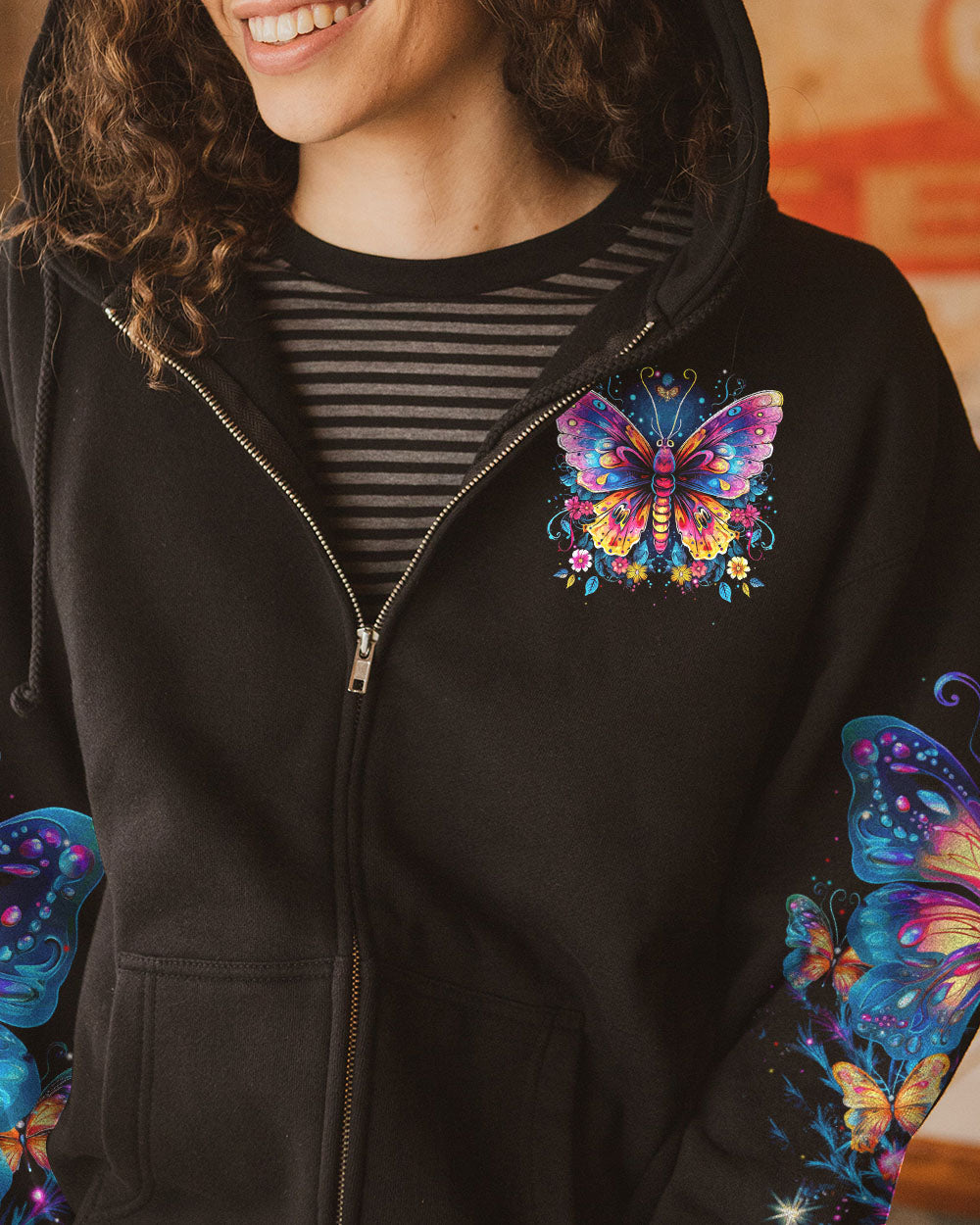 KNOCK ON THE DOOR TO MY SOUL BUTTERFLY ALL OVER PRINT - TYTM1406231