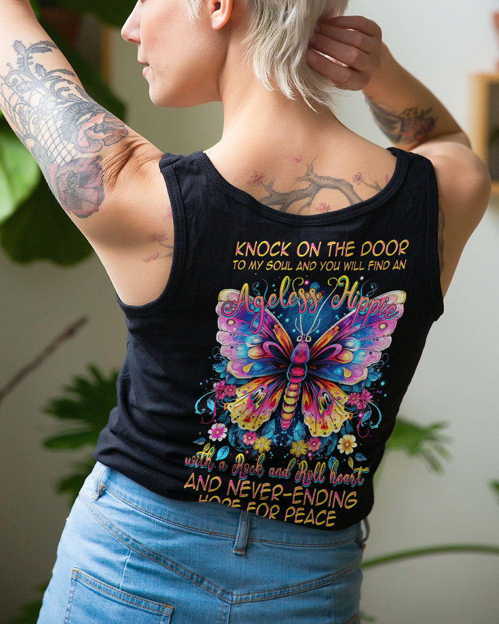 KNOCK ON THE DOOR TO MY SOUL BUTTERFLY ALL OVER PRINT - TYTM1406231