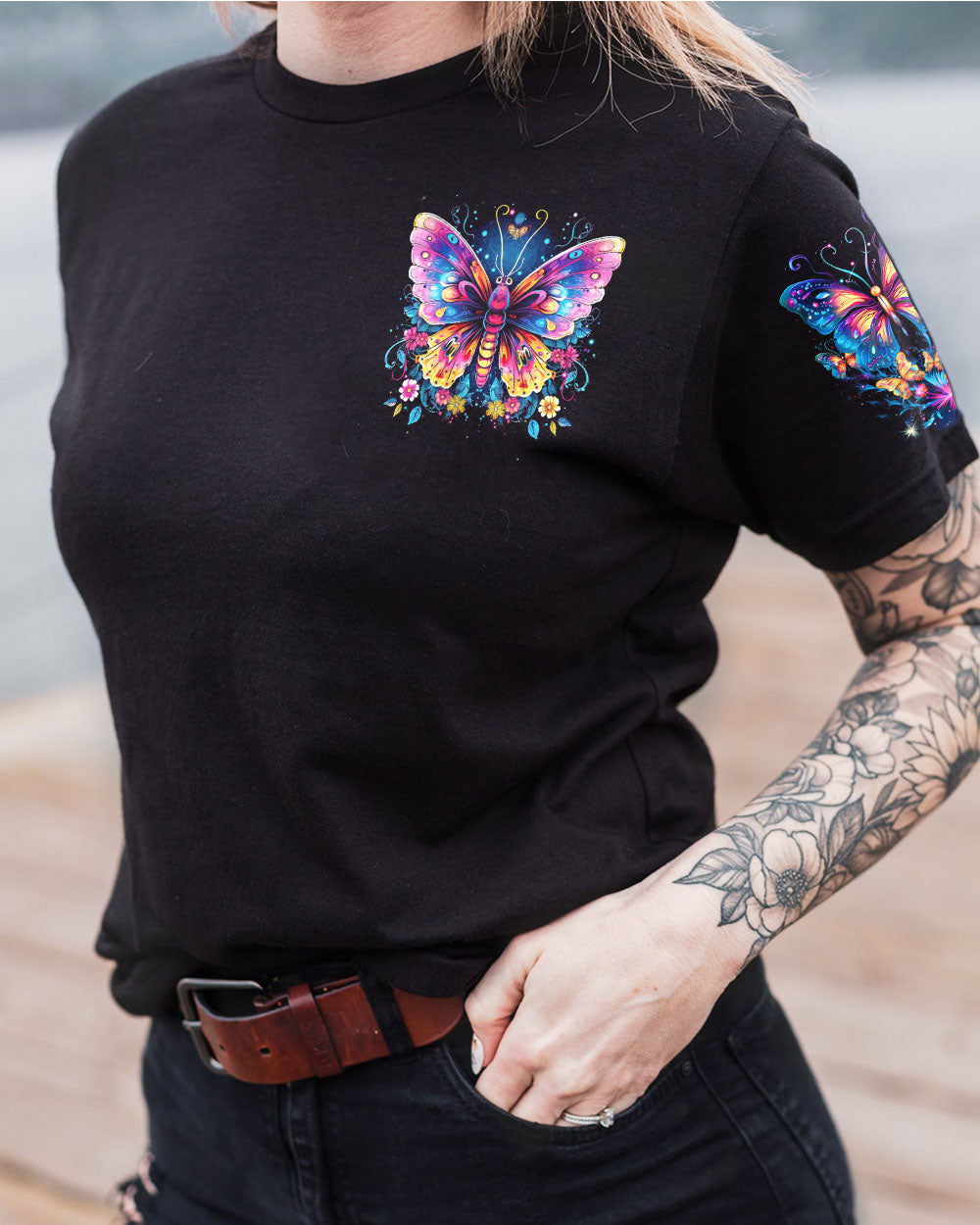 KNOCK ON THE DOOR TO MY SOUL BUTTERFLY ALL OVER PRINT - TYTM1406231