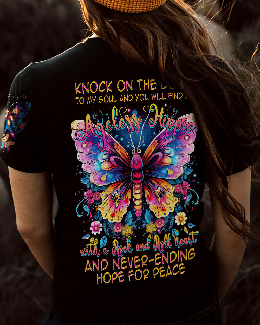KNOCK ON THE DOOR TO MY SOUL BUTTERFLY ALL OVER PRINT - TYTM1406231