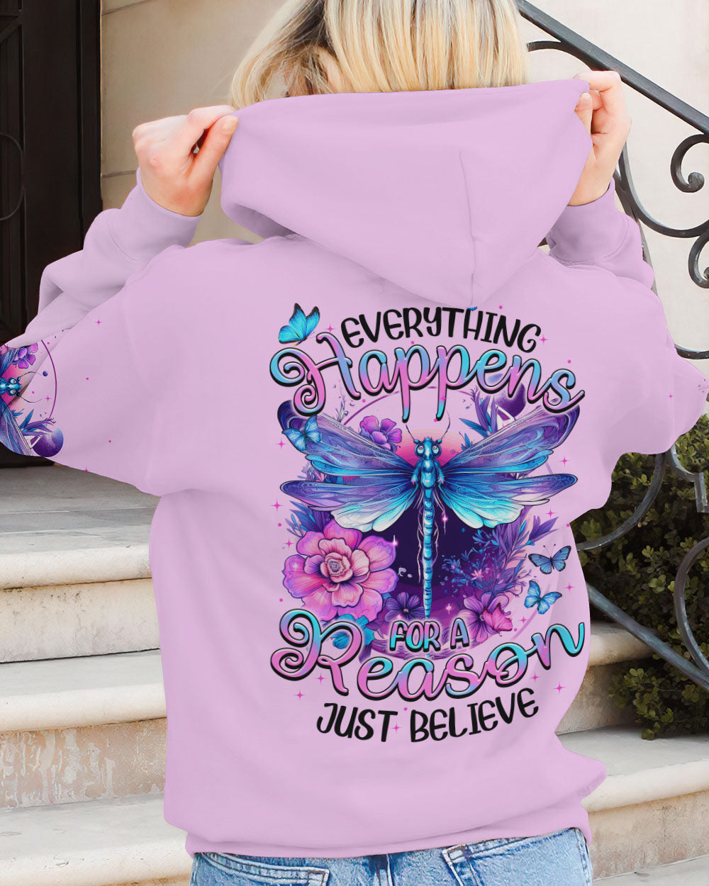 JUST BELIEVE DRAGONFLY ALL OVER PRINT - TYTM1408232