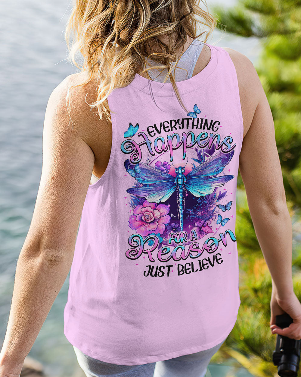 JUST BELIEVE DRAGONFLY ALL OVER PRINT - TYTM1408232