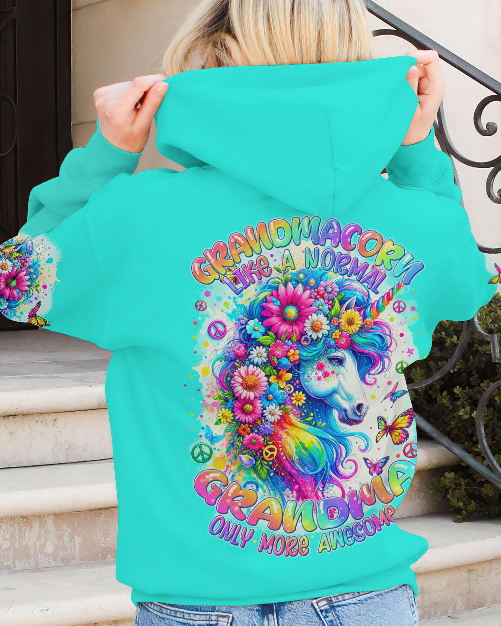 GRANDMACORN IS AWESOME UNICORN ALL OVER PRINT - TYTM1412231