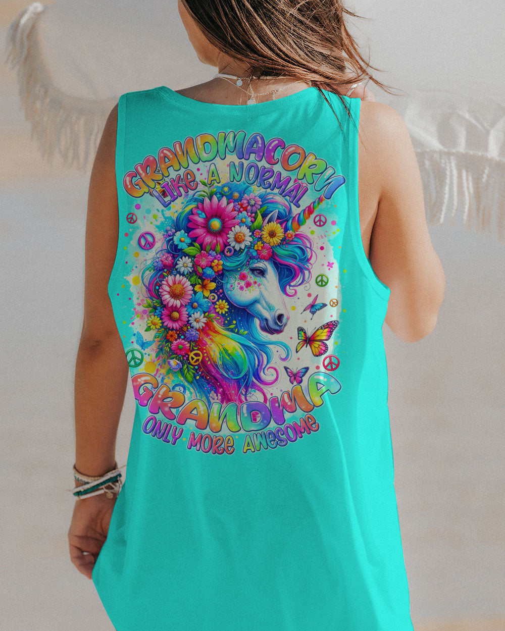 GRANDMACORN IS AWESOME UNICORN ALL OVER PRINT - TYTM1412231