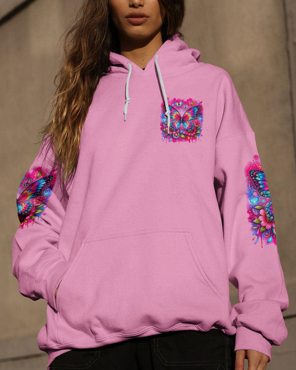 INNER POWER AND LOVE BUTTERFLY ALL OVER PRINT - TYTM1412233
