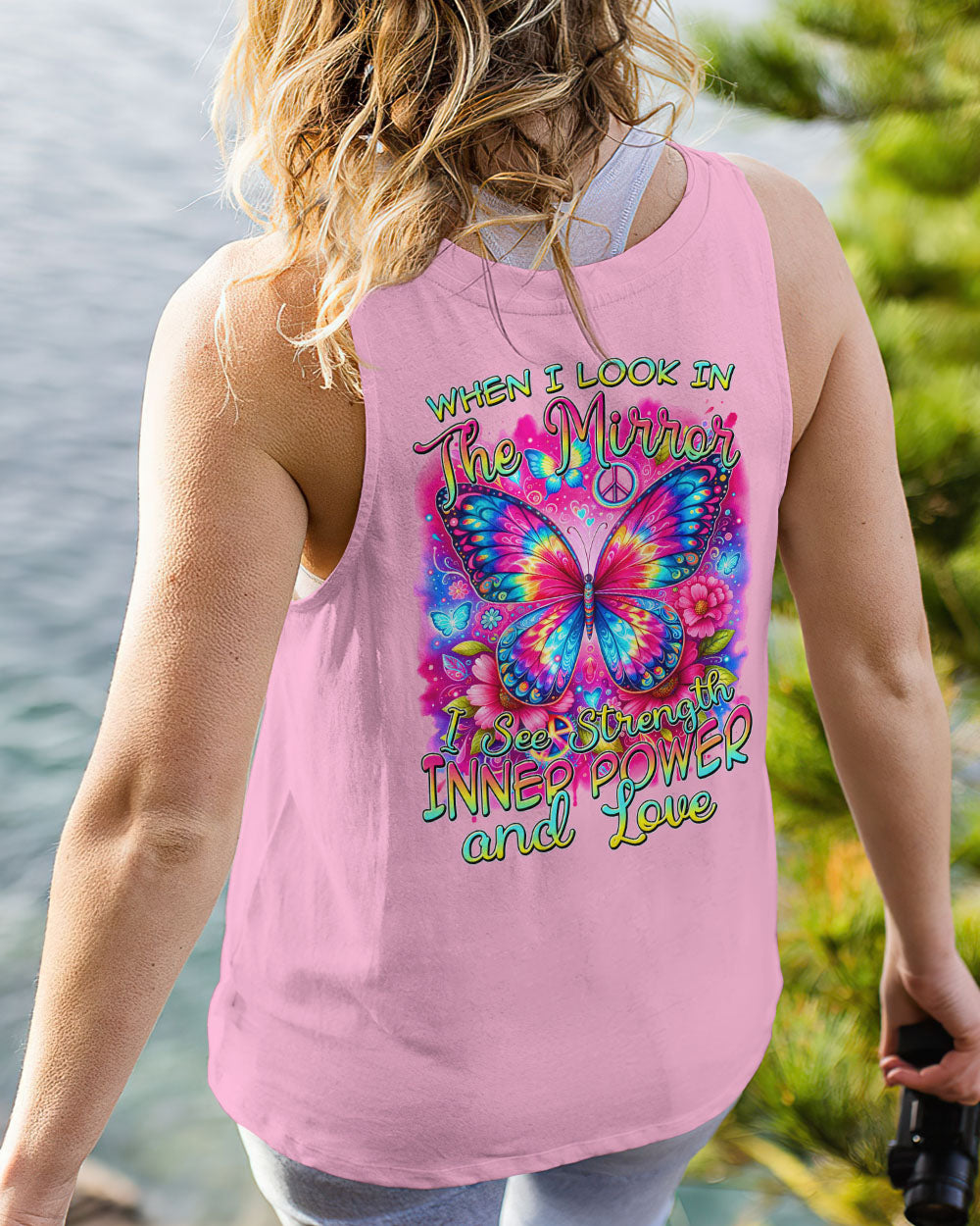 INNER POWER AND LOVE BUTTERFLY ALL OVER PRINT - TYTM1412233