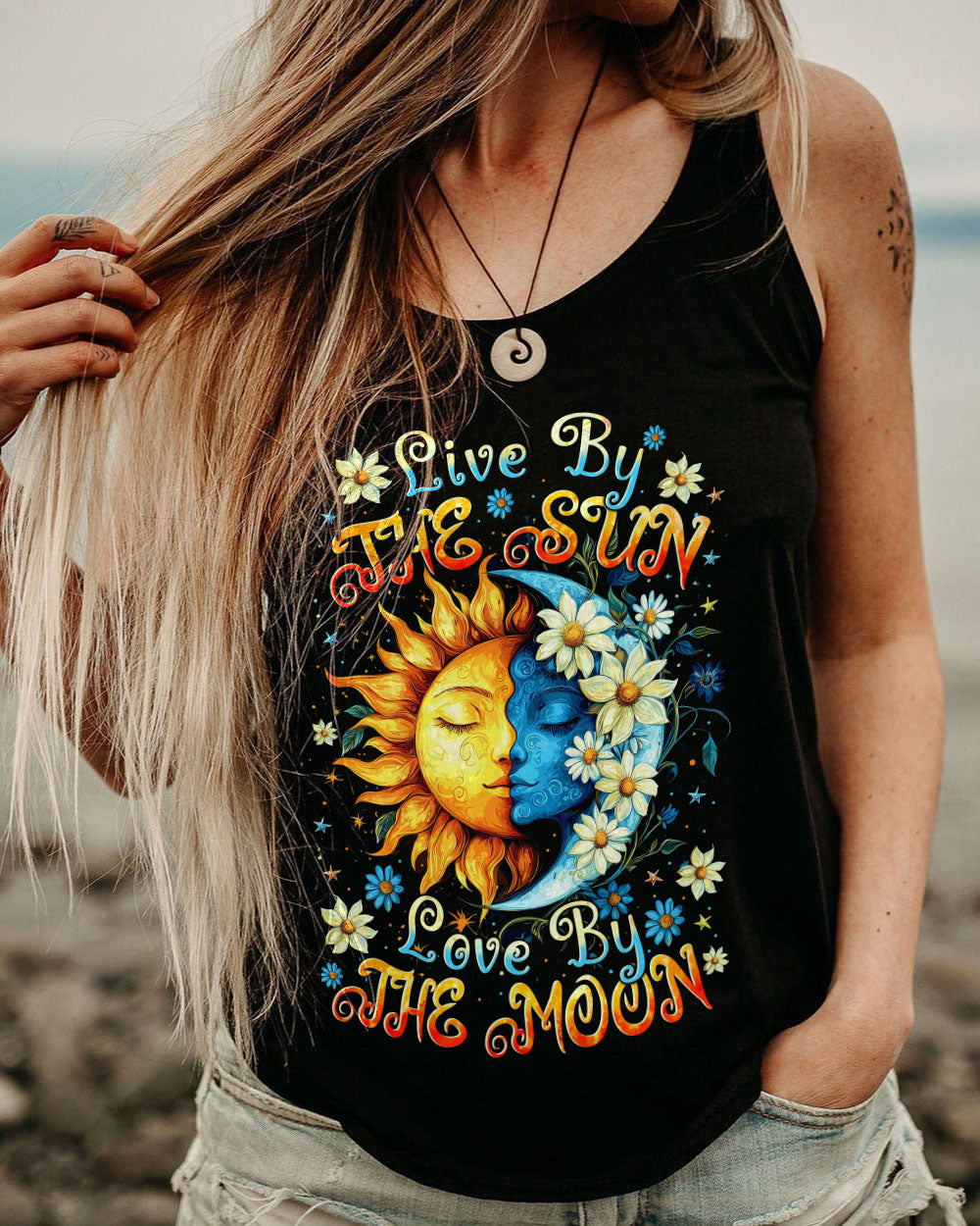 LIVE BY THE SUN LOVE BY THE MOON ALL OVER PRINT - TYTM1412241