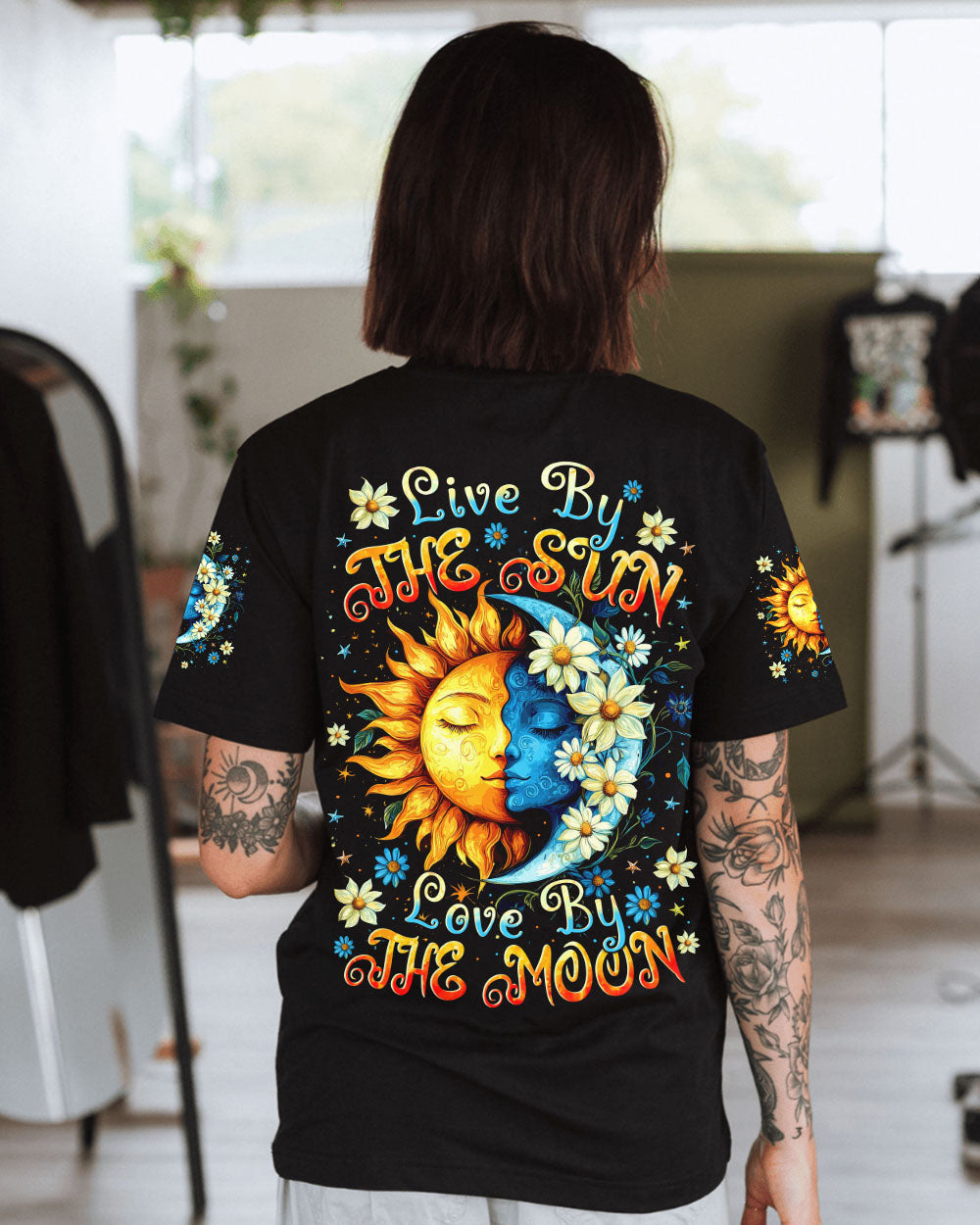 LIVE BY THE SUN LOVE BY THE MOON ALL OVER PRINT - TYTM1412241