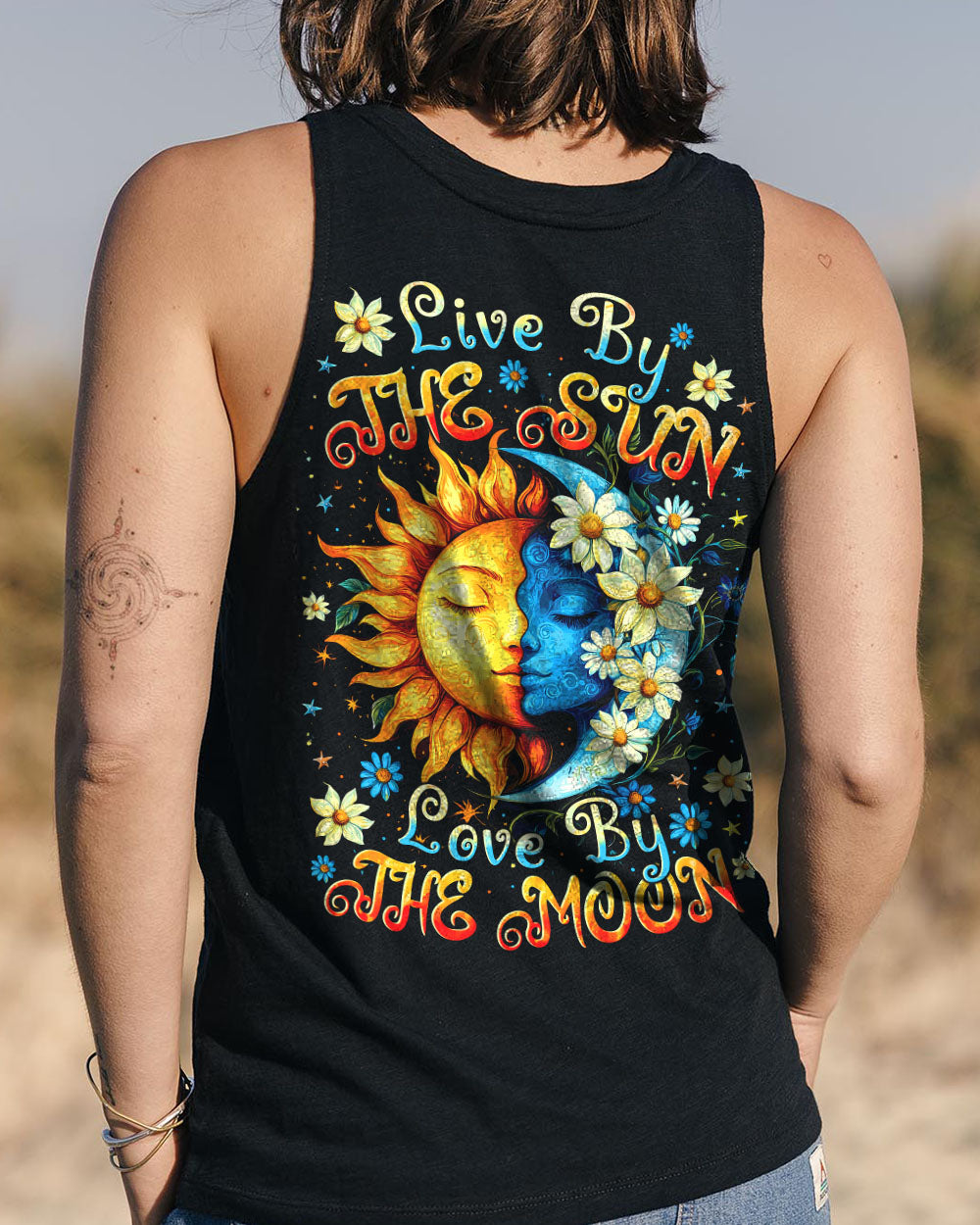LIVE BY THE SUN LOVE BY THE MOON ALL OVER PRINT - TYTM1412241