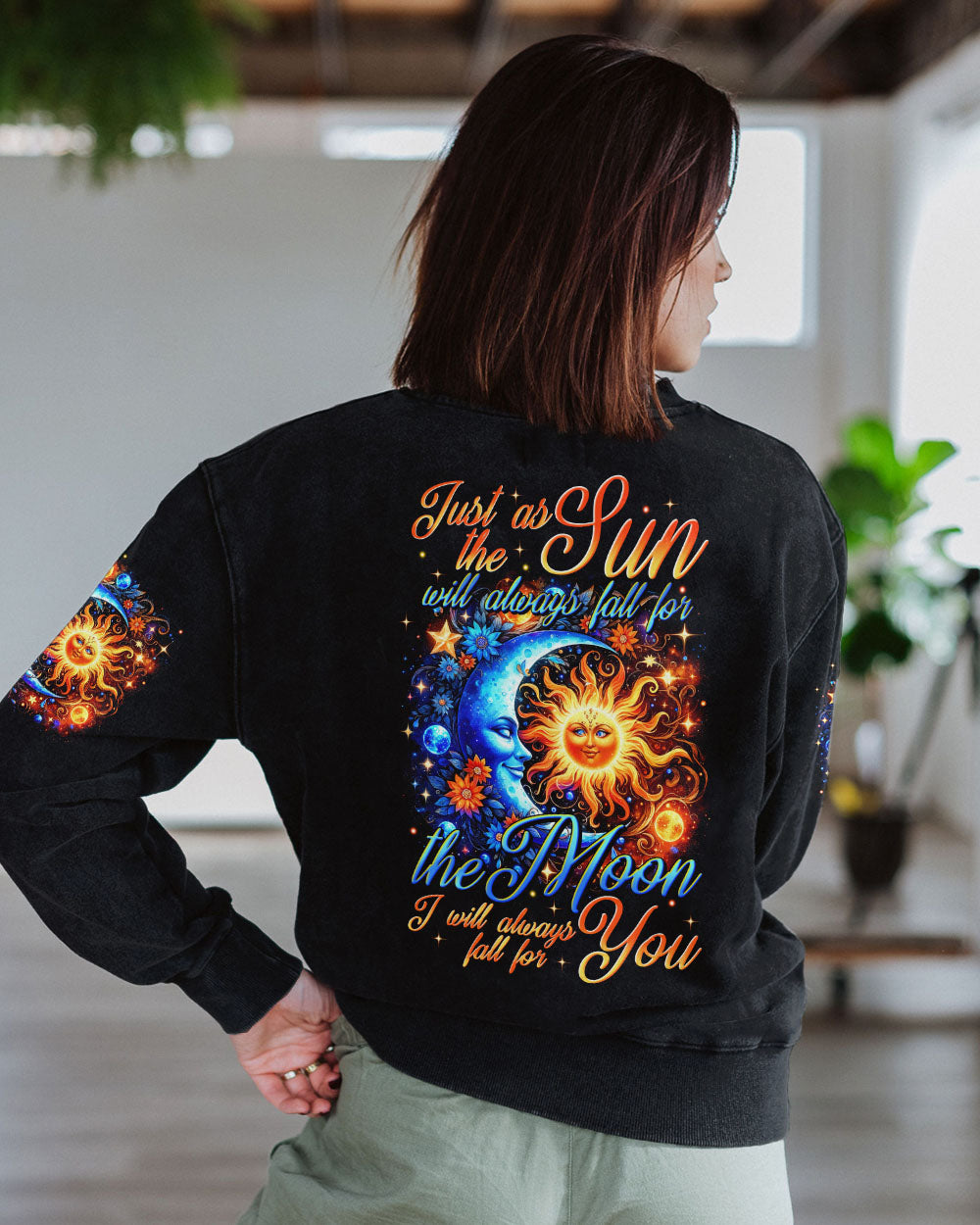 THE SUN WILL ALWAYS FALL FOR THE MOON ALL OVER PRINT - TYTM1501242