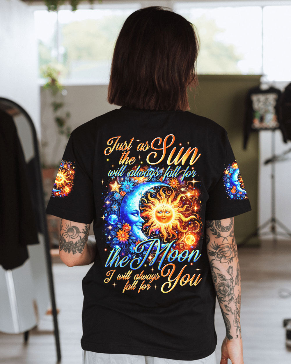 THE SUN WILL ALWAYS FALL FOR THE MOON ALL OVER PRINT - TYTM1501242