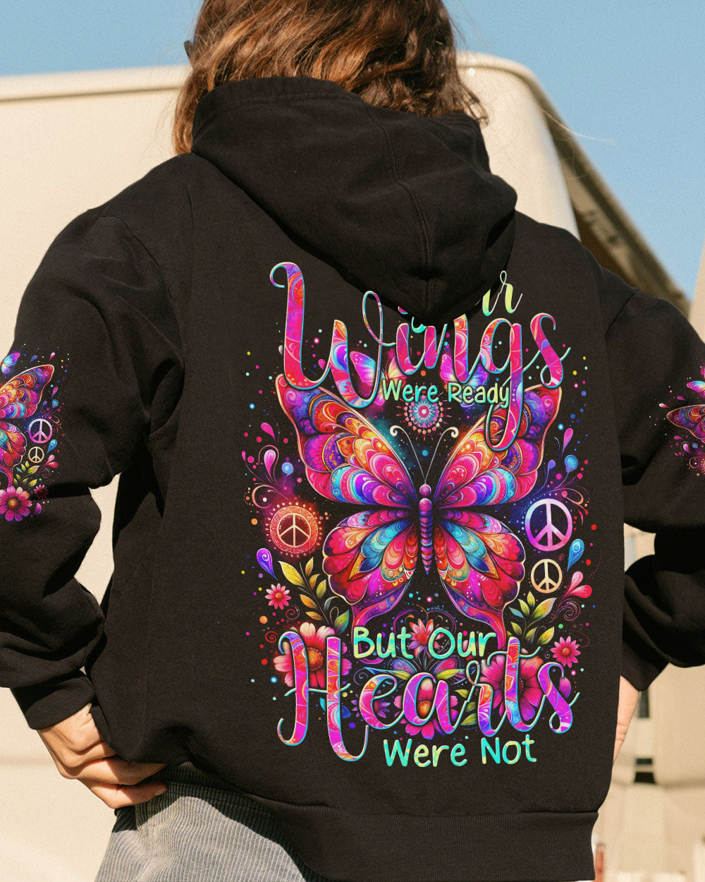 YOUR WINGS WERE READY BUTTERFLY ALL OVER PRINT - TYTM1512231
