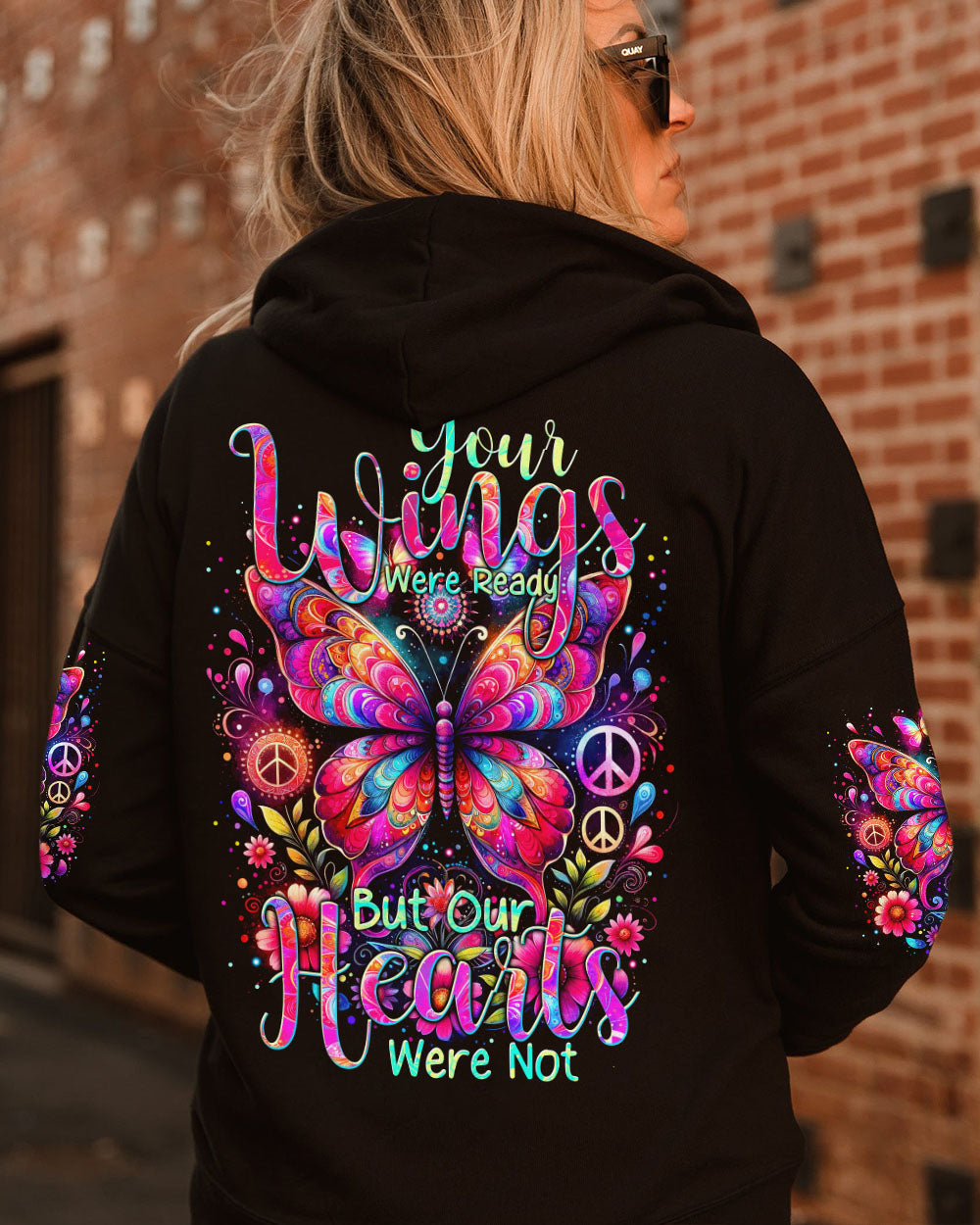 YOUR WINGS WERE READY BUTTERFLY ALL OVER PRINT - TYTM1512231