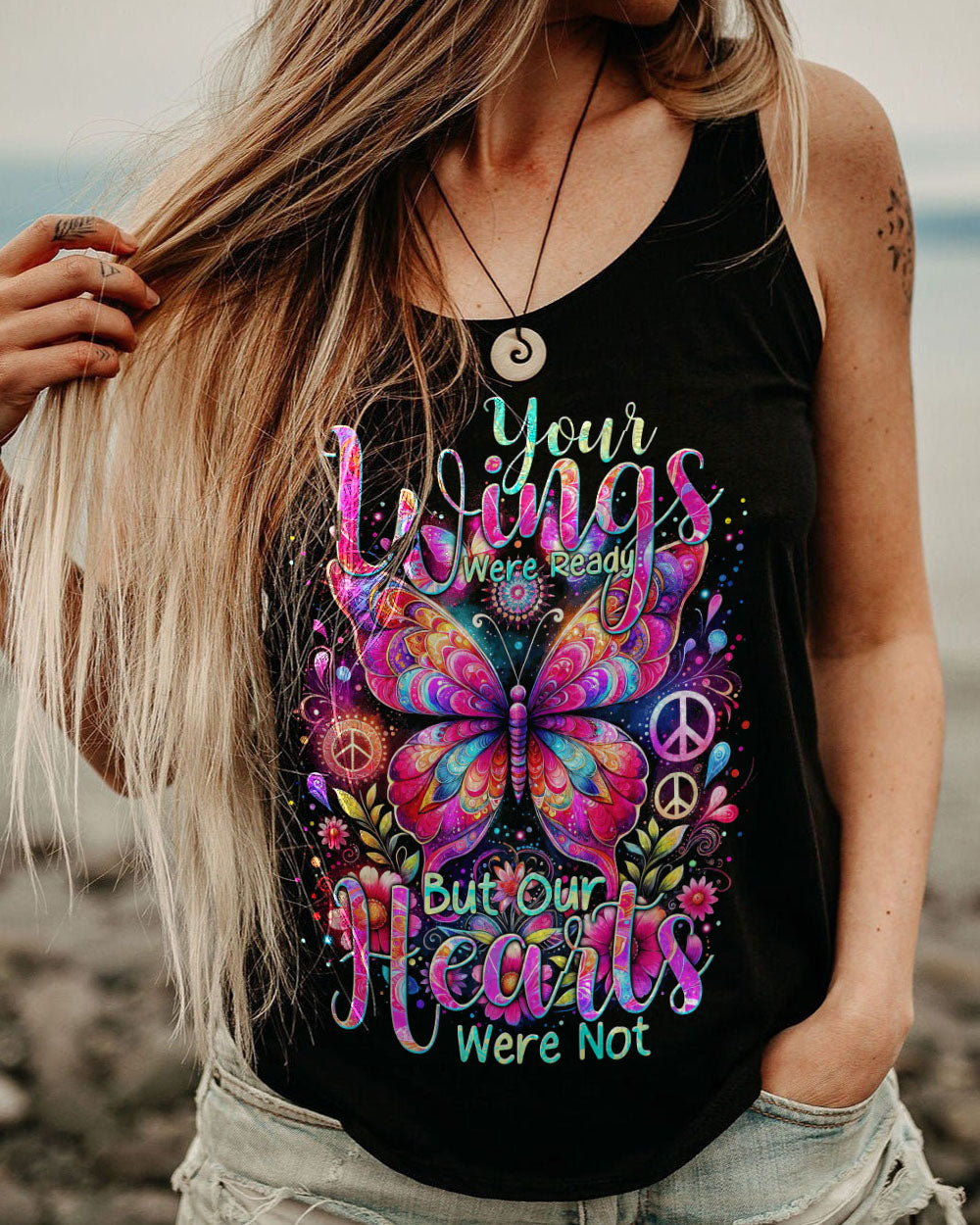 YOUR WINGS WERE READY BUTTERFLY ALL OVER PRINT - TYTM1512231