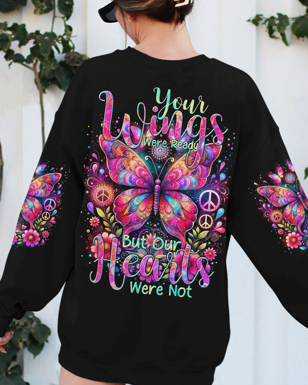 YOUR WINGS WERE READY BUTTERFLY ALL OVER PRINT - TYTM1512231