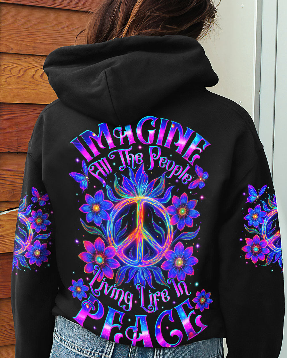 IMAGINE ALL THE PEOPLE LIVING LIFE IN PEACE ALL OVER PRINT - TYTM1604253
