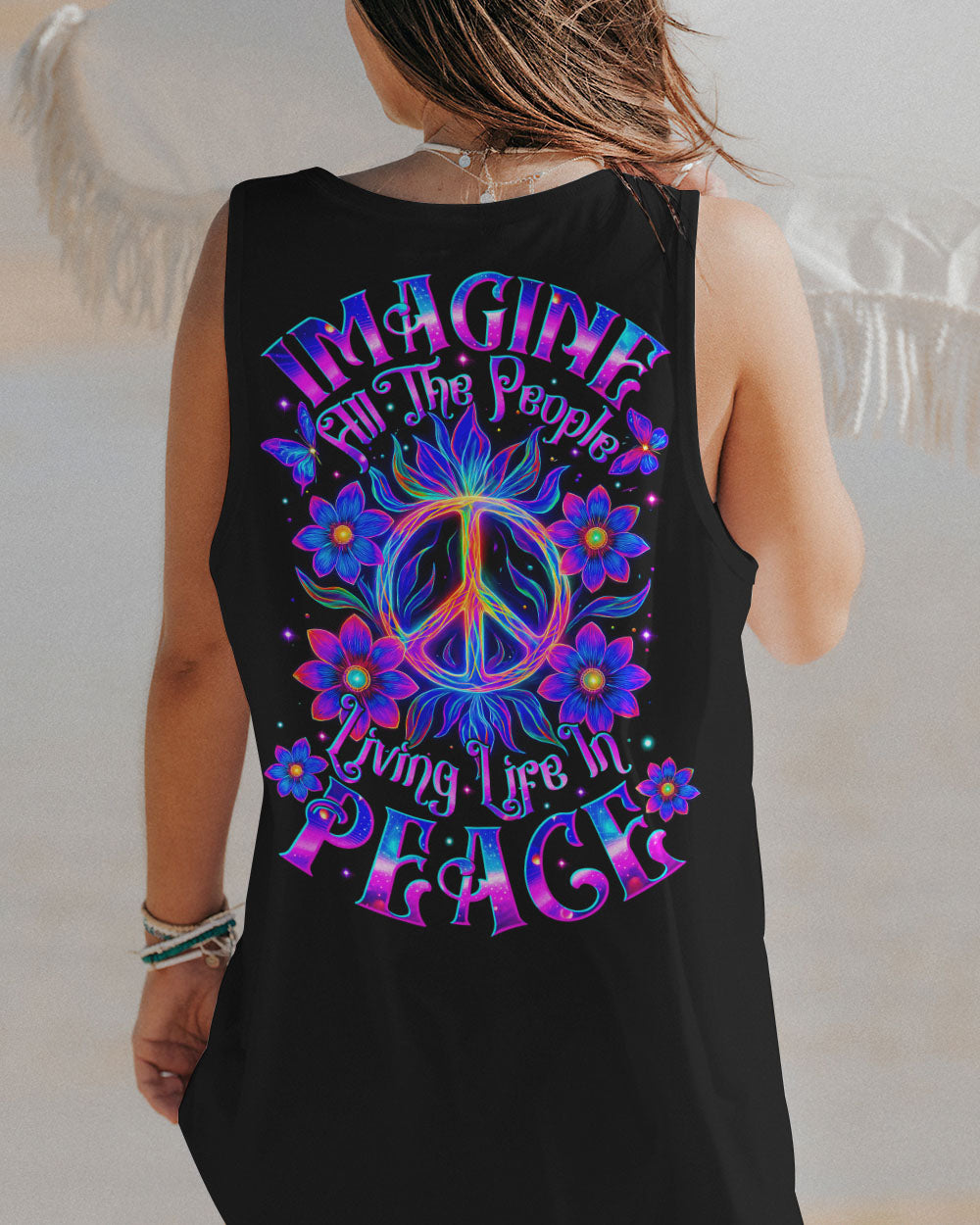 IMAGINE ALL THE PEOPLE LIVING LIFE IN PEACE ALL OVER PRINT - TYTM1604253