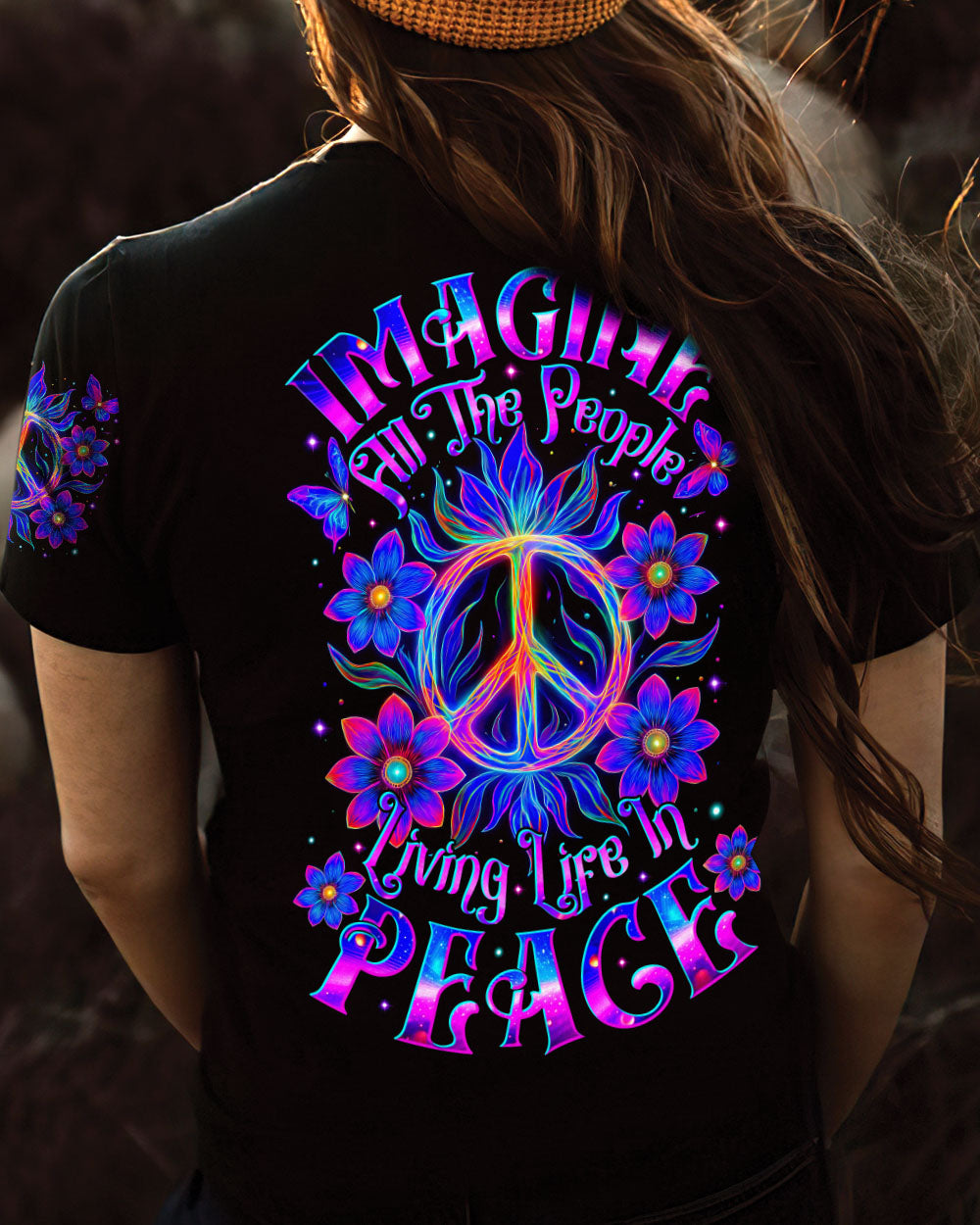 IMAGINE ALL THE PEOPLE LIVING LIFE IN PEACE ALL OVER PRINT - TYTM1604253