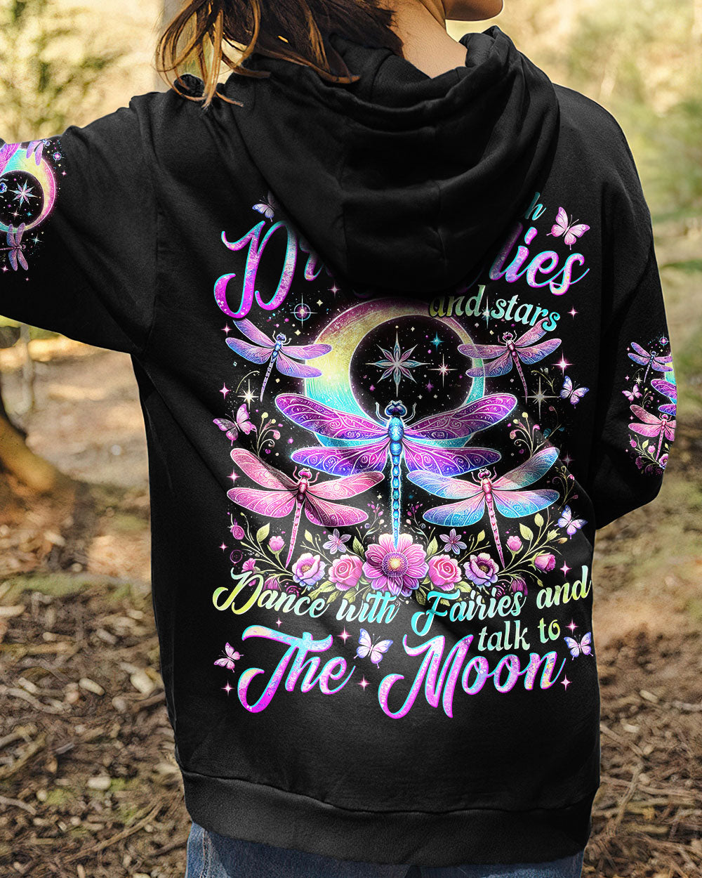 MAY YOU TOUCH DRAGONFLIES AND STARS ALL OVER PRINT - TYTM1702252