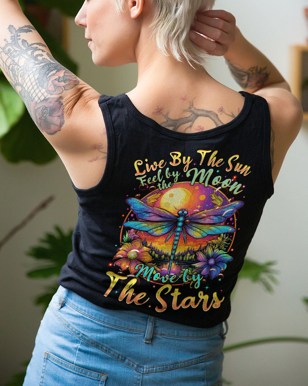 LIVE BY THE SUN DRAGONFLY ALL OVER PRINT - TYTM1707232