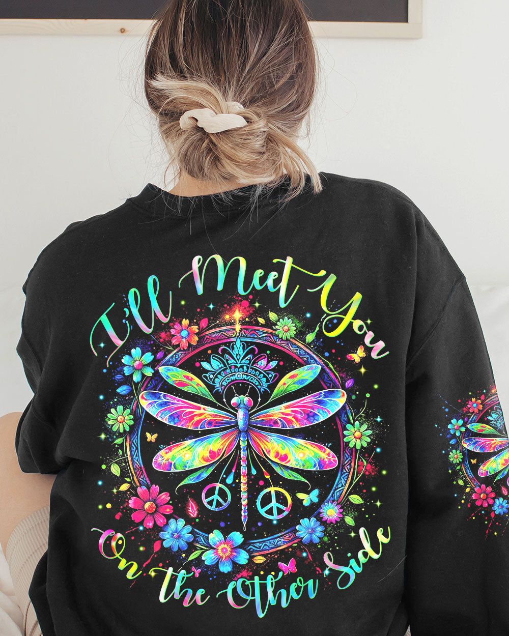 I'LL MEET YOU ON THE OTHER SIDE DRAGONFLY ALL OVER PRINT - TYTM1812231