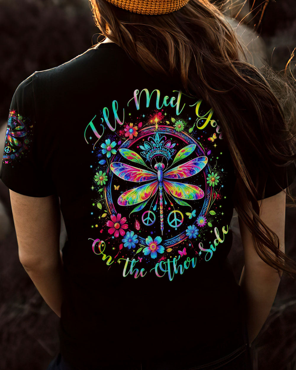 I'LL MEET YOU ON THE OTHER SIDE DRAGONFLY ALL OVER PRINT - TYTM1812231