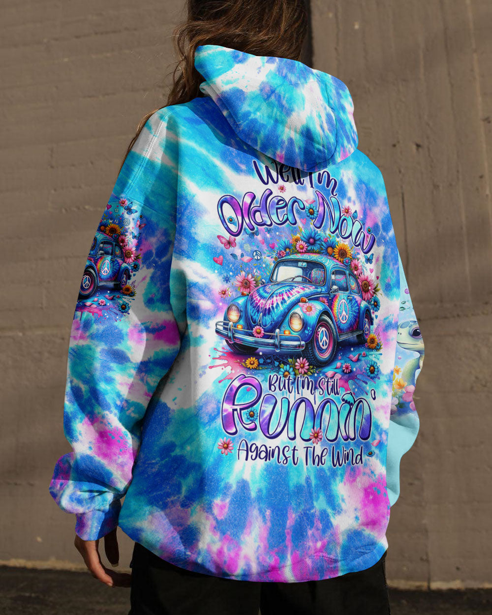 RUNNING AGAINST THE WIND TIE DYE ALL OVER PRINT - TYTM1901242
