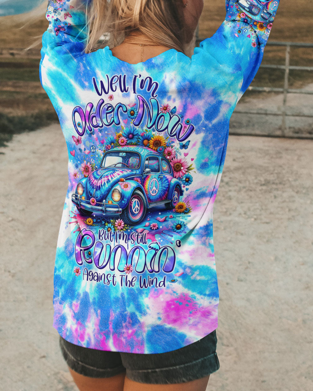 RUNNING AGAINST THE WIND TIE DYE ALL OVER PRINT - TYTM1901242