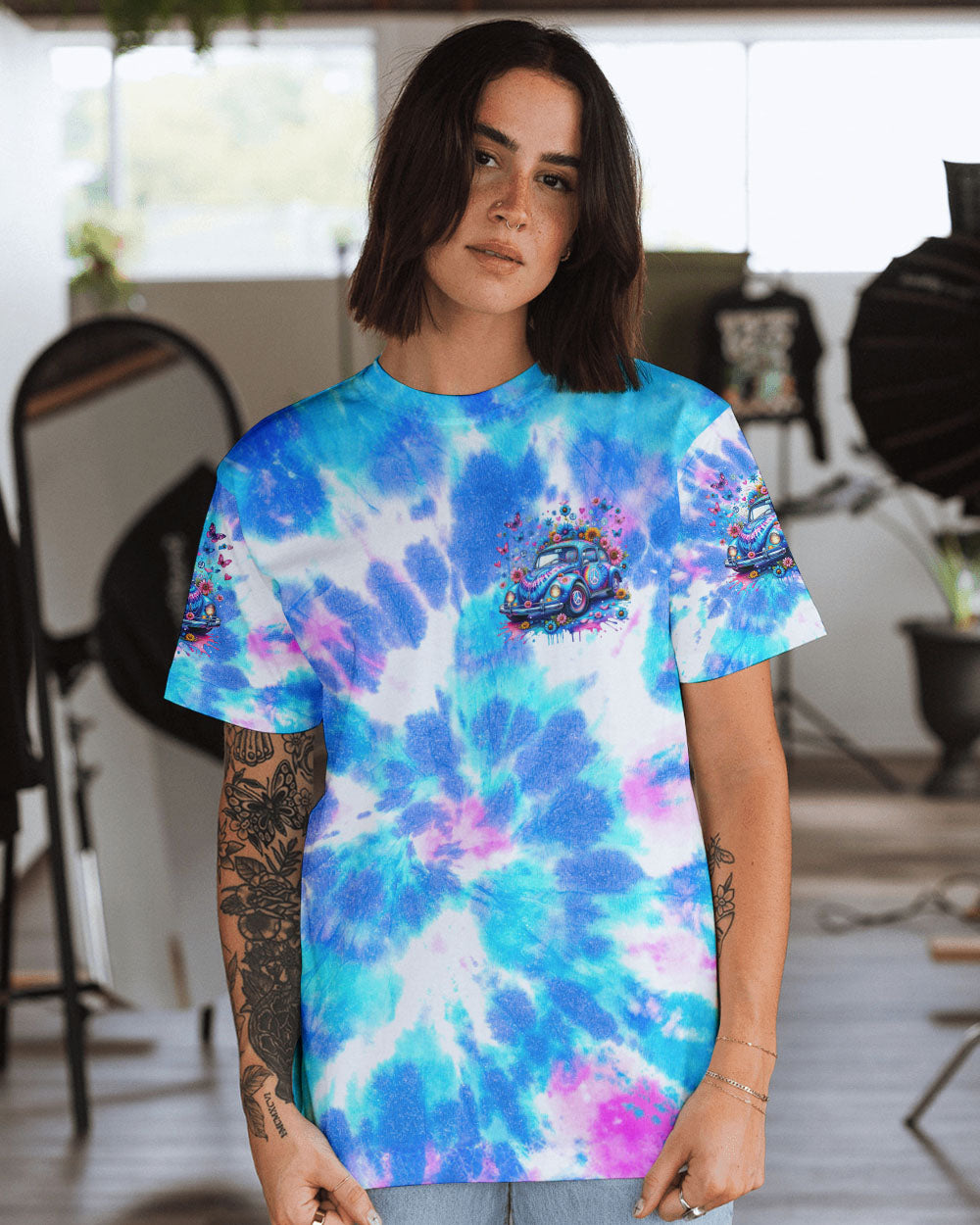 RUNNING AGAINST THE WIND TIE DYE ALL OVER PRINT - TYTM1901242