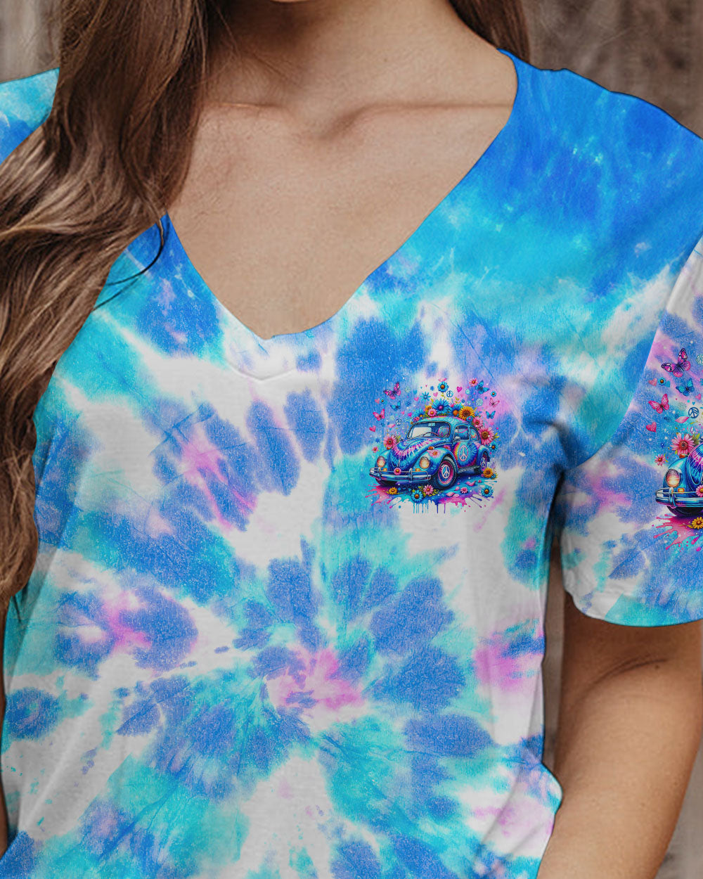 RUNNING AGAINST THE WIND TIE DYE ALL OVER PRINT - TYTM1901242