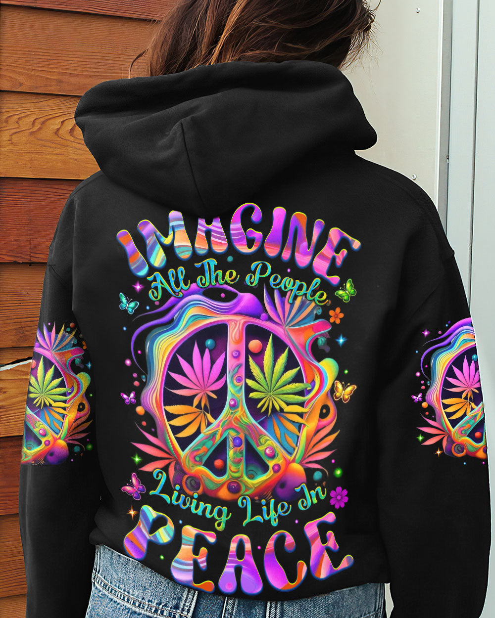 IMAGINE ALL THE PEOPLE LIVING LIFE IN PEACE ALL OVER PRINT - TYTM2005254
