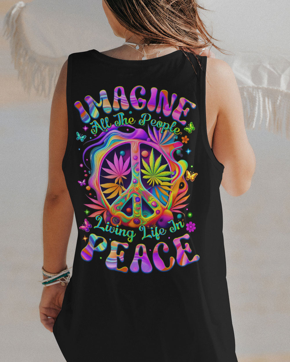 IMAGINE ALL THE PEOPLE LIVING LIFE IN PEACE ALL OVER PRINT - TYTM2005254