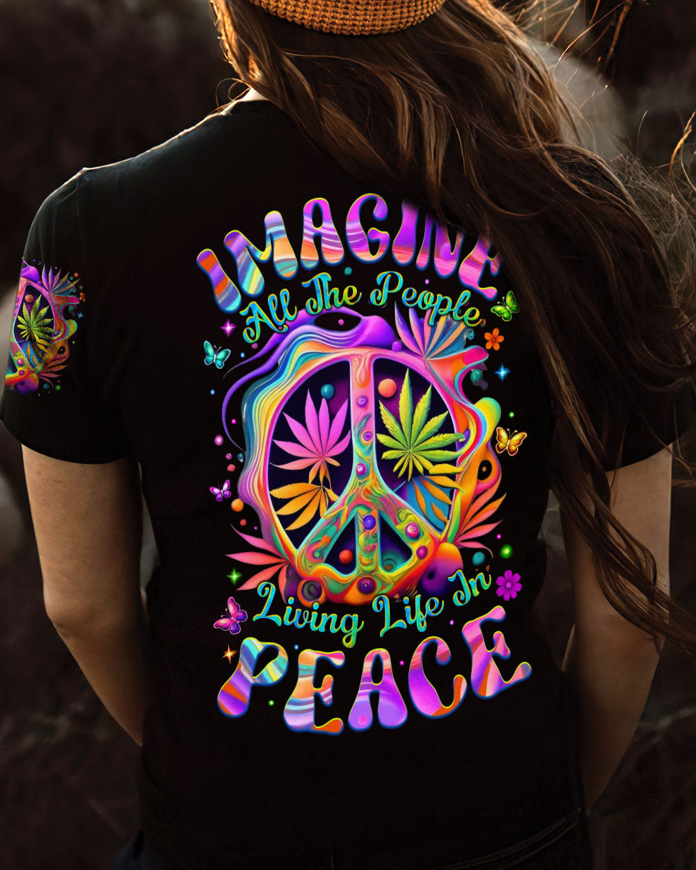 IMAGINE ALL THE PEOPLE LIVING LIFE IN PEACE ALL OVER PRINT - TYTM2005254
