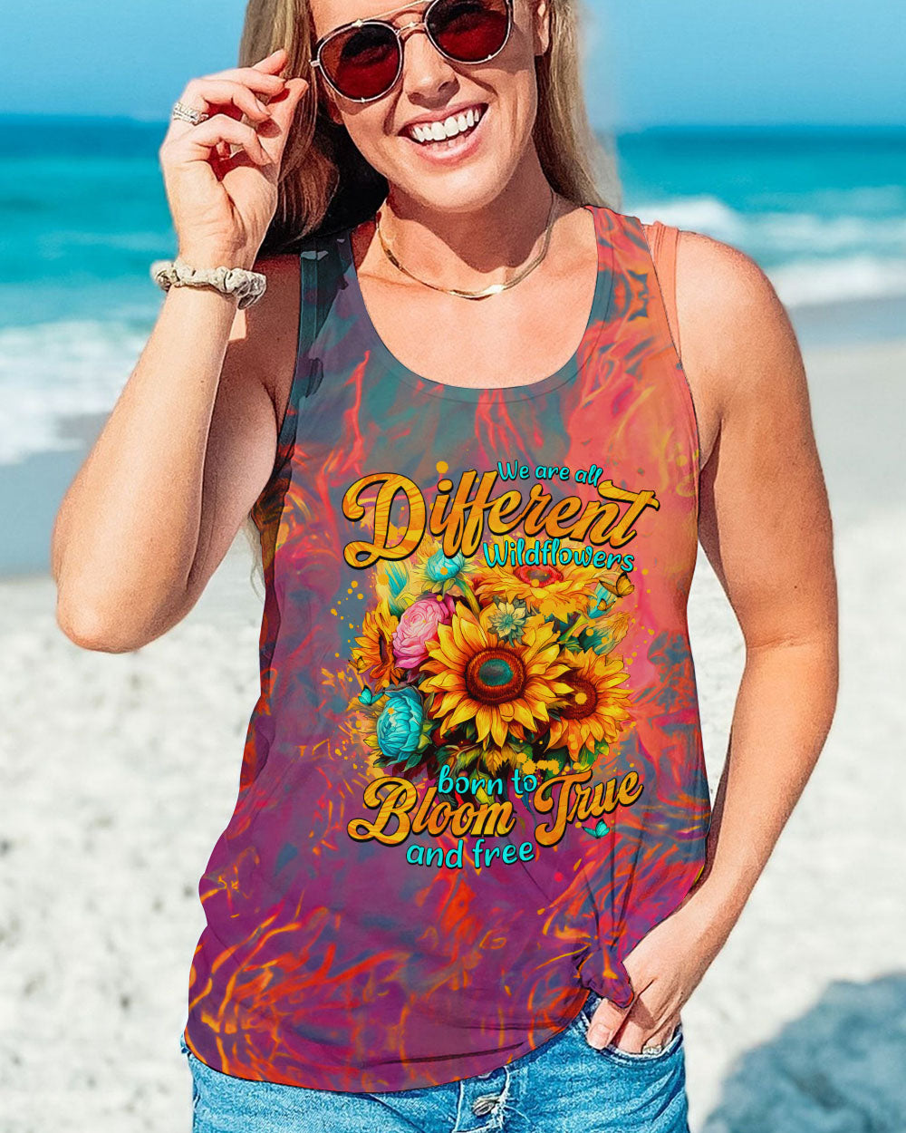 WE ARE ALL DIFFERENT WILDFLOWERS ALL OVER PRINT - TYTM2006233