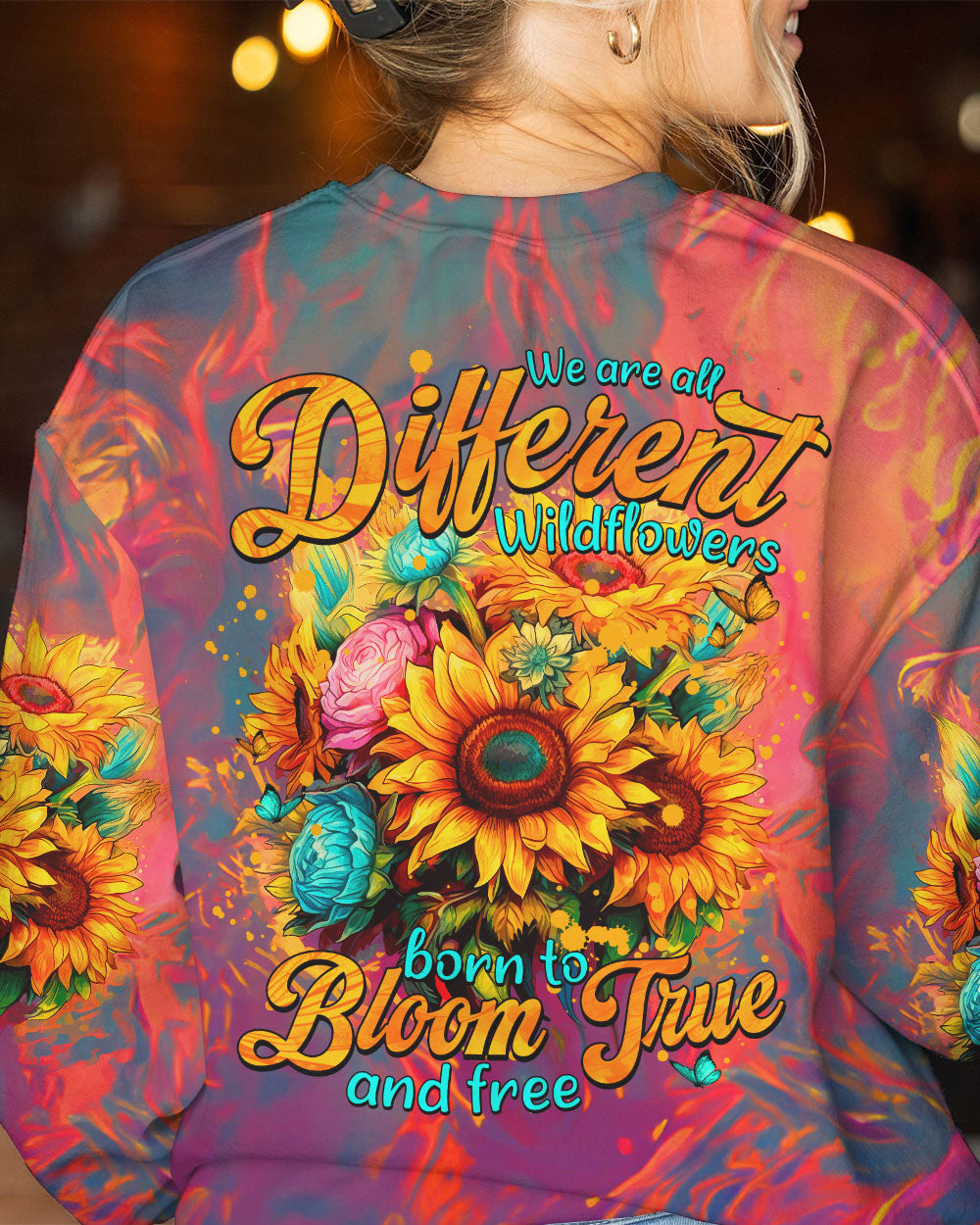 WE ARE ALL DIFFERENT WILDFLOWERS ALL OVER PRINT - TYTM2006233